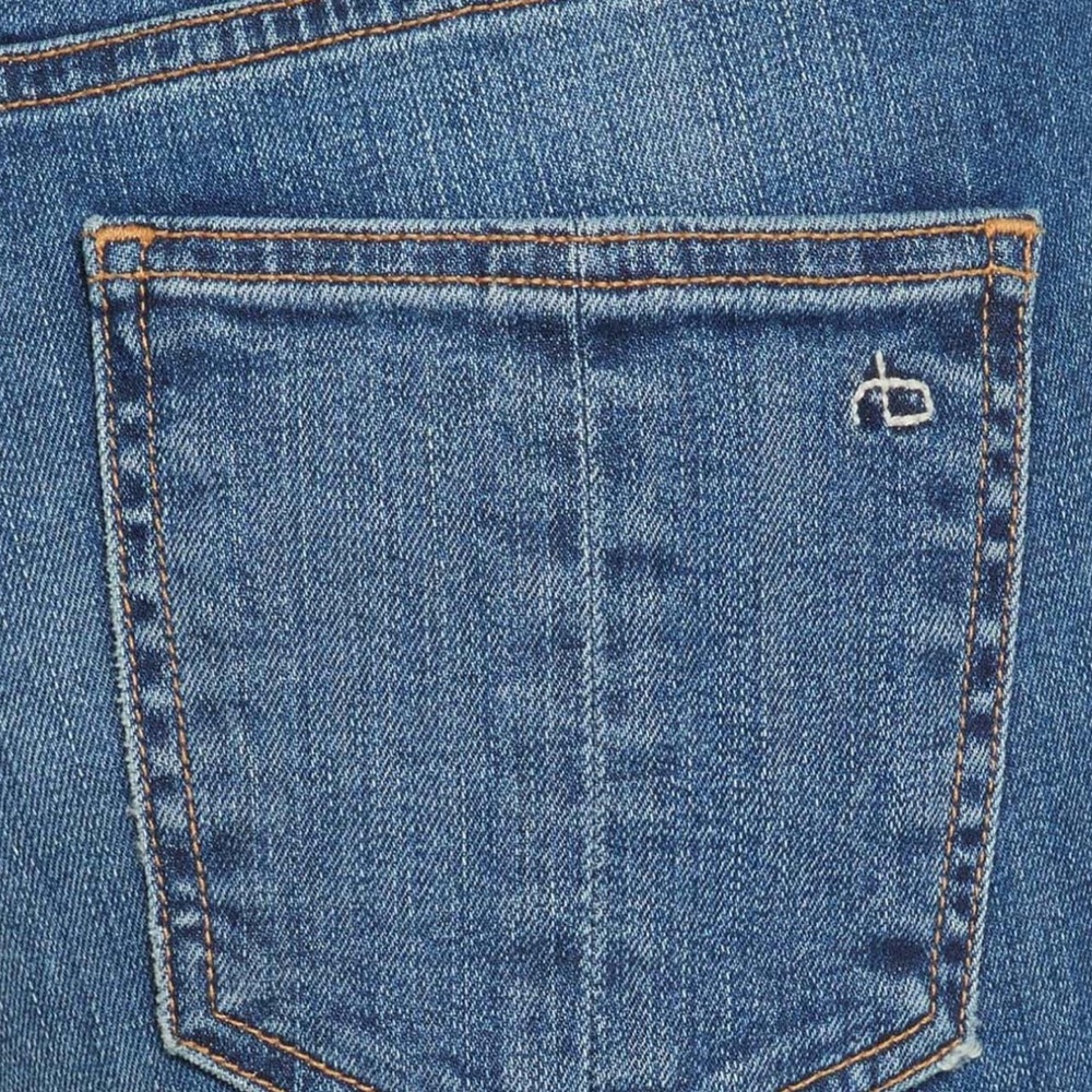 Rag and Bone High Rise Skinny El cut hem Jeans - Picture 5 of 14